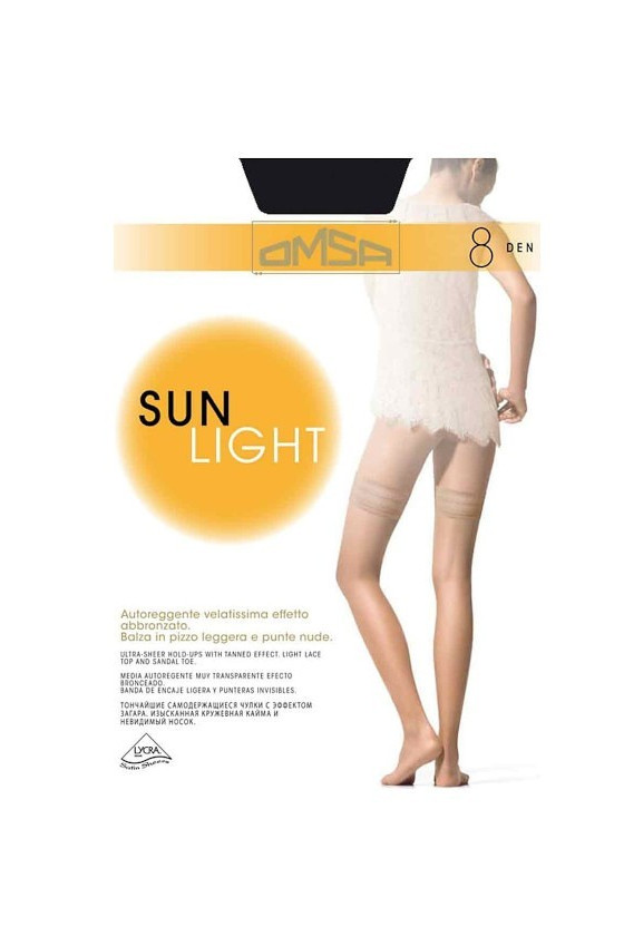 Pończochy Omsa Sun Light 8 den 2-4