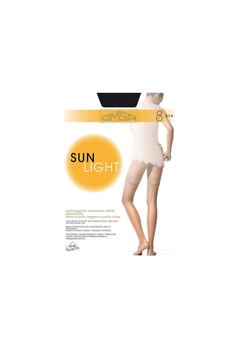 Pończochy Omsa Sun Light 8 den 2-4