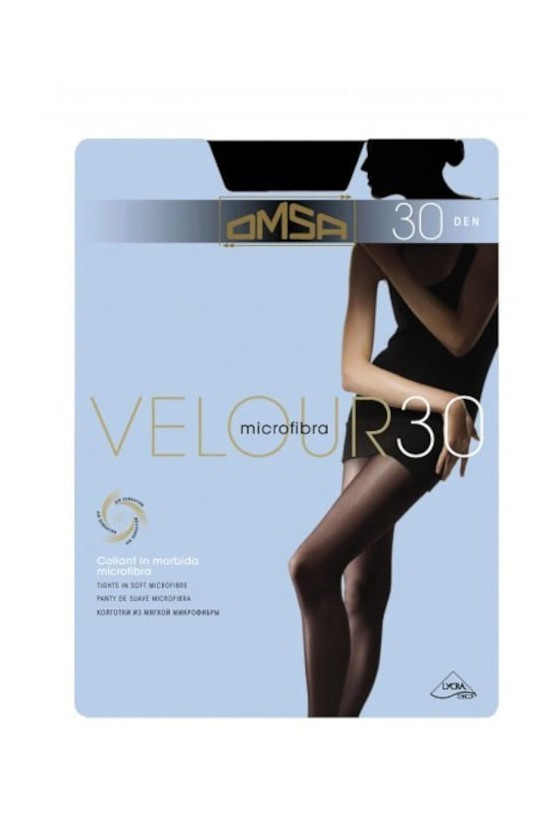 Rajstopy Omsa Velour 30 den 2-4