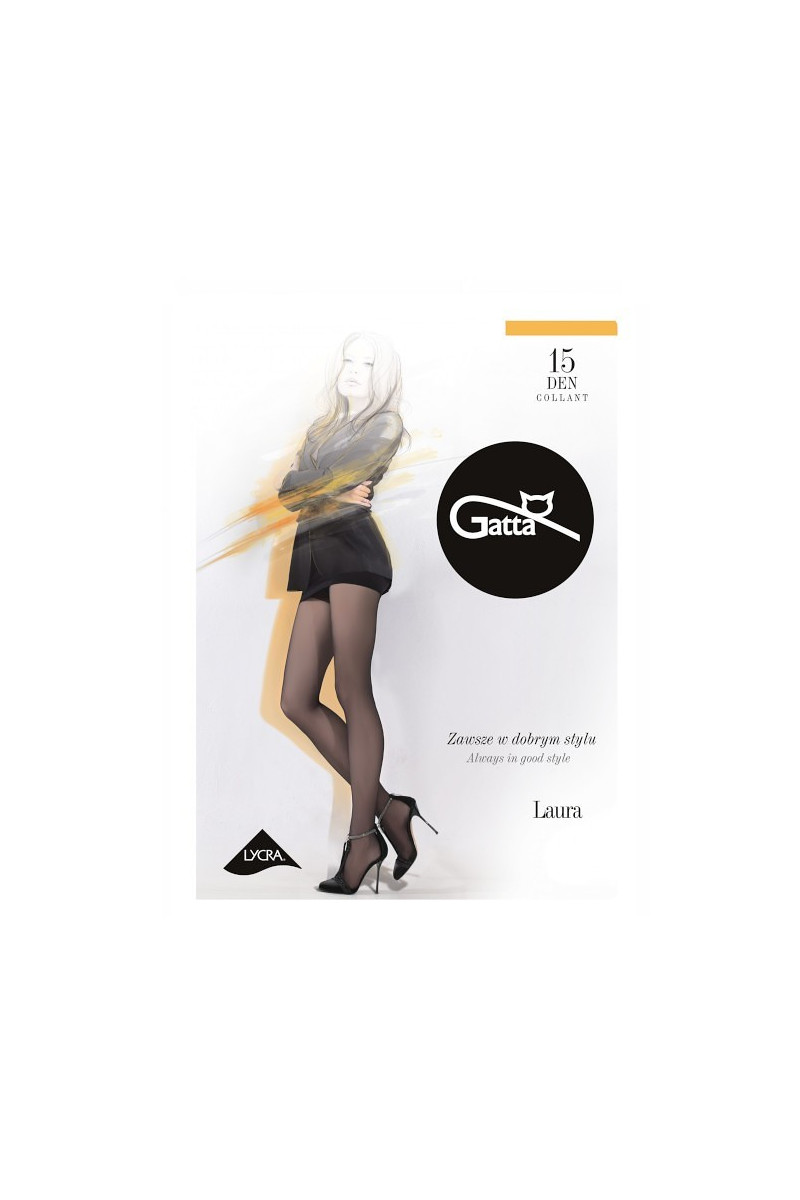 Rajstopy Gatta Laura 15 den 5-XL, 3-Max