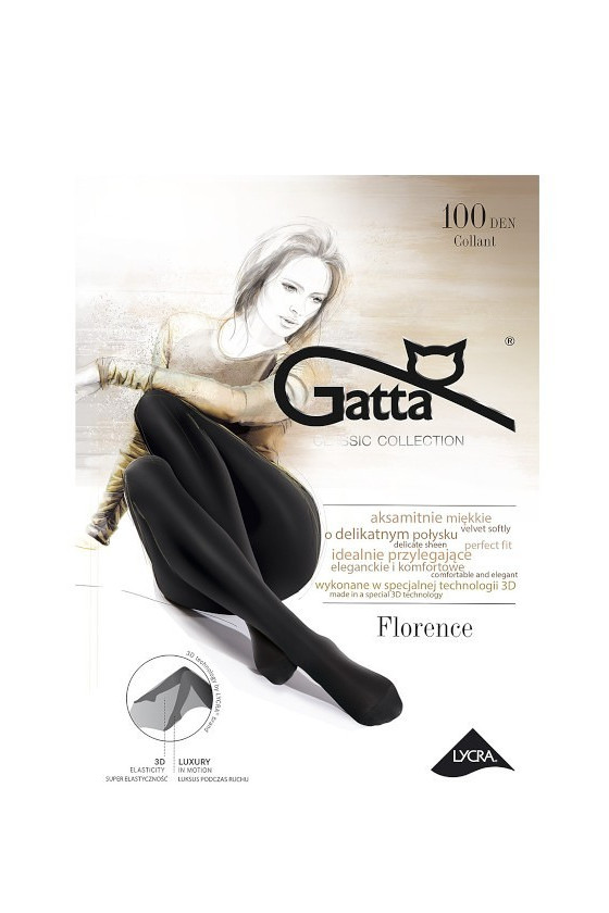 Rajstopy Gatta Florence 100 den 2-4