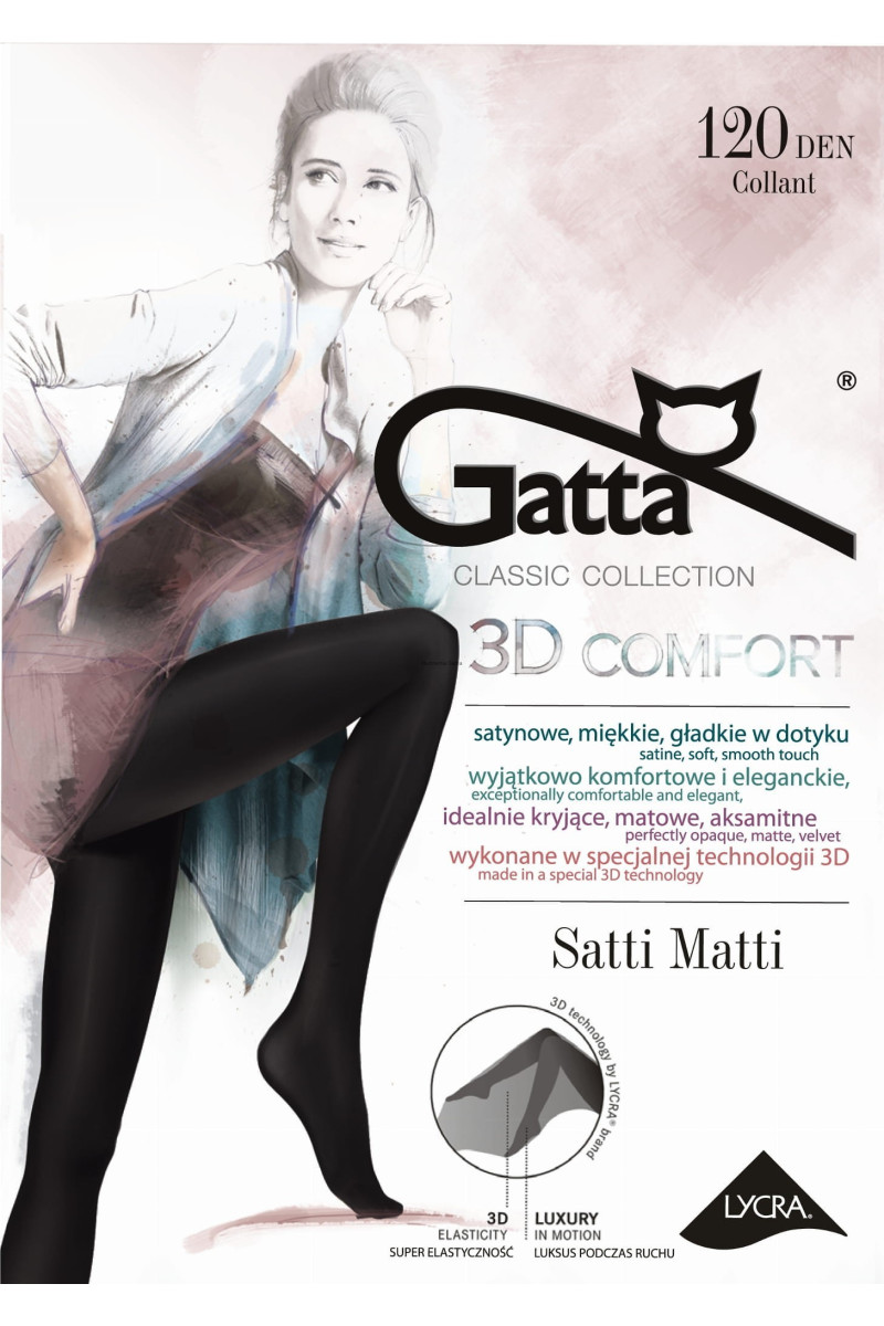 Rajstopy Gatta Satti Matti 120 den 2-4