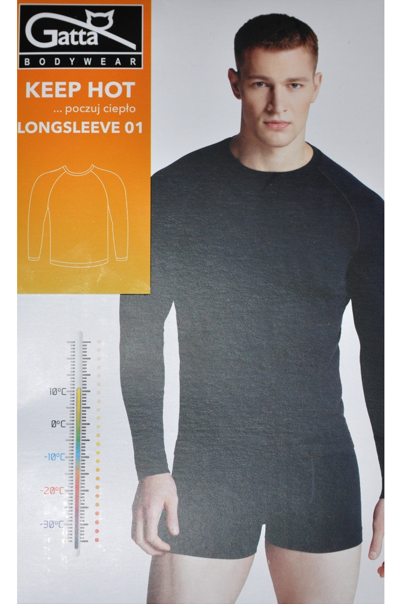 Koszulka Gatta 43027 Keep Hot Longsleeve Men M-2XL