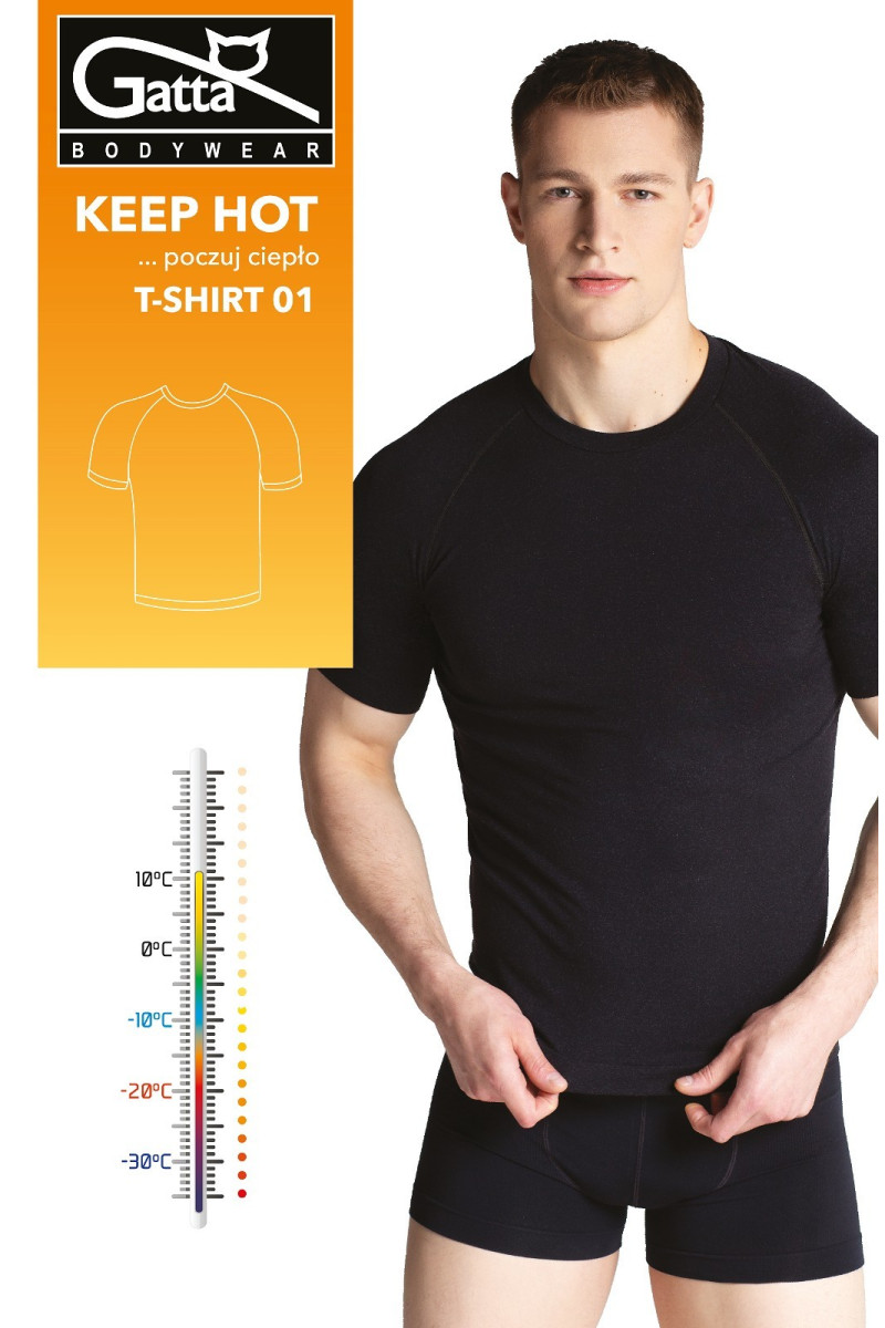 Koszulka Gatta 43028 Keep Hot T-Shirt 01 Men M-2XL