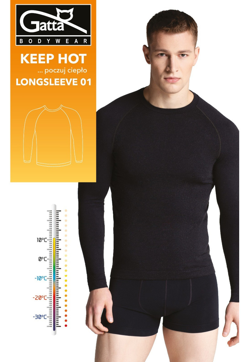Koszulka Gatta 43027 Keep Hot Longsleeve Men M-2XL