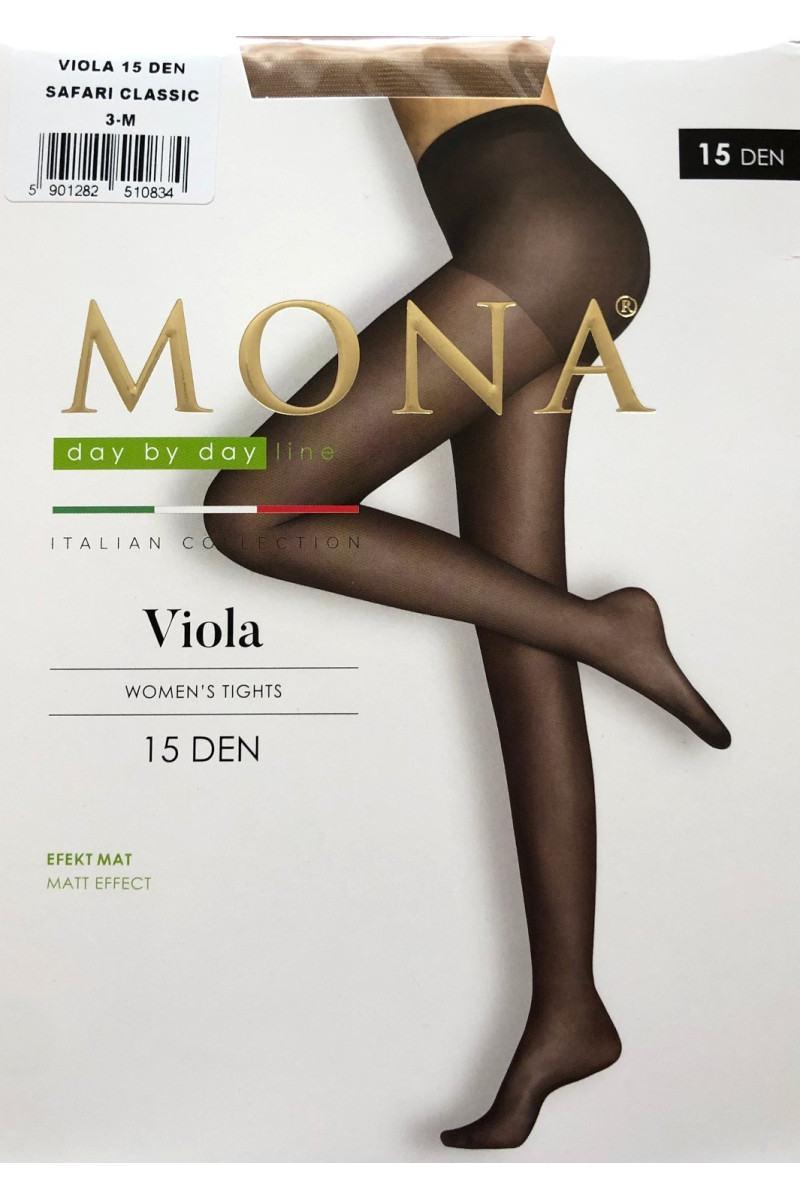 Rajstopy Mona Viola Matt Effect 1-4 15 den