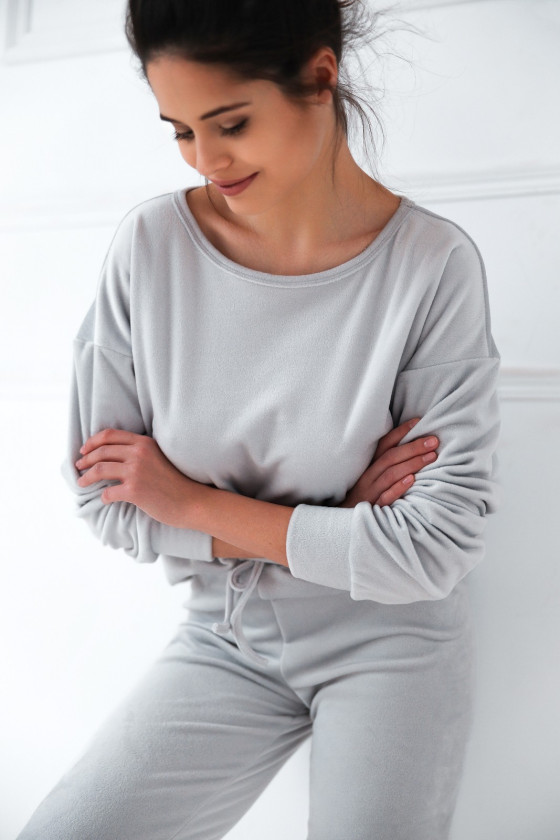 Piżama Sensis Silver dł/r S-XL