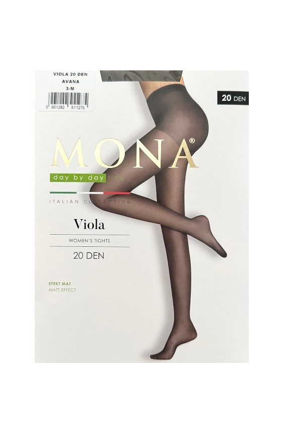Rajstopy Mona Viola Matt Effect 20 den 1-4