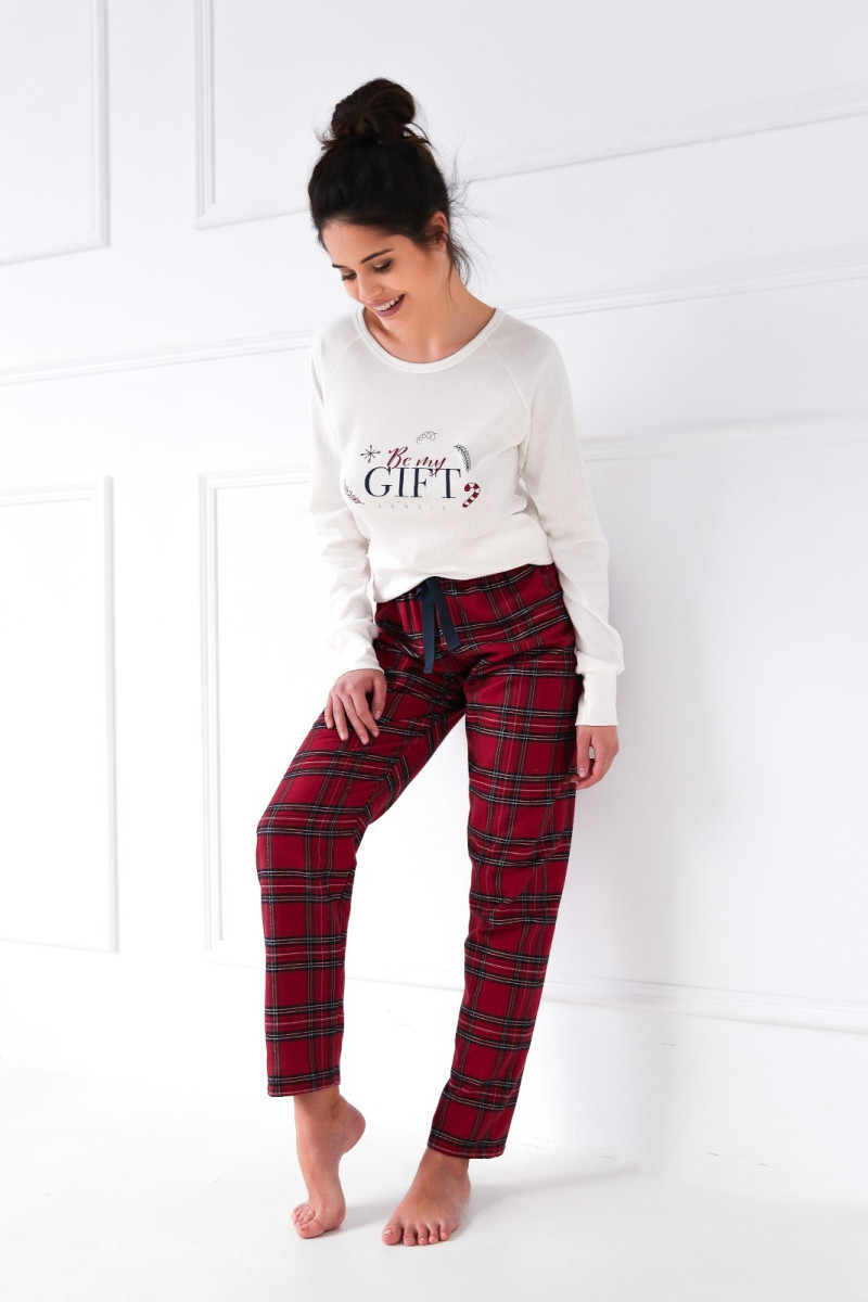 Piżama Sensis Maribel Interlock/Flanela dł/r S-XL
