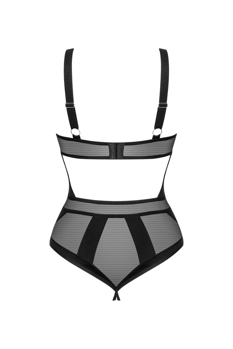 Body Obsessive Chic Amoria Crotchless Teddy XS-2XL