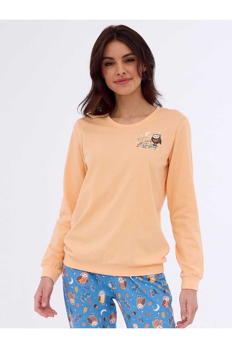 Piżama Cornette 467/373 Owls dł/r S-2XL