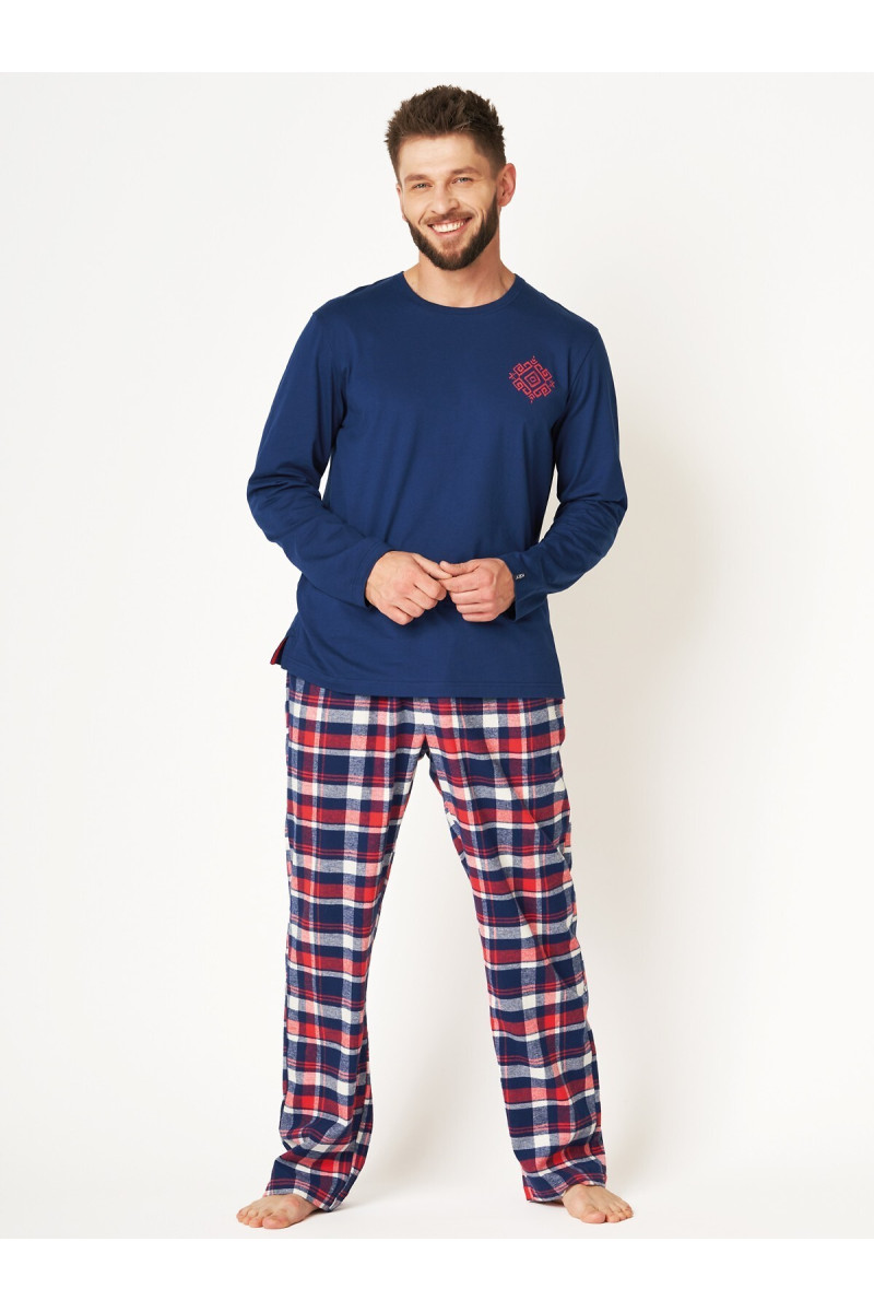 Piżama Key MNS 613 B24 Flanela M-2XL