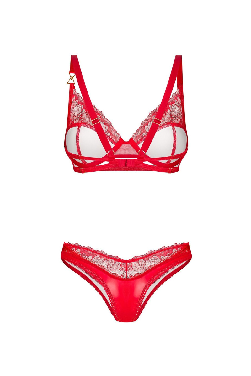 Komplet Obsessive Aliosa Bra&Thong S-3XL