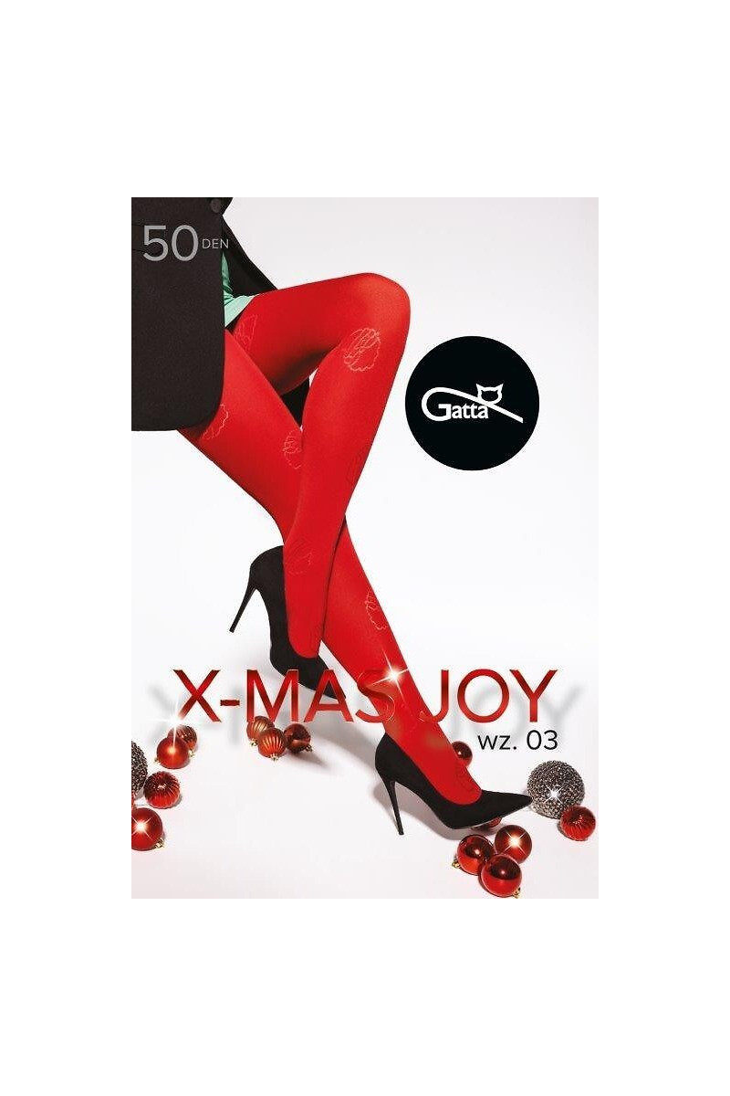 Rajstopy Gatta X-Mas Joy Wz.03 50 Den 5-Xl