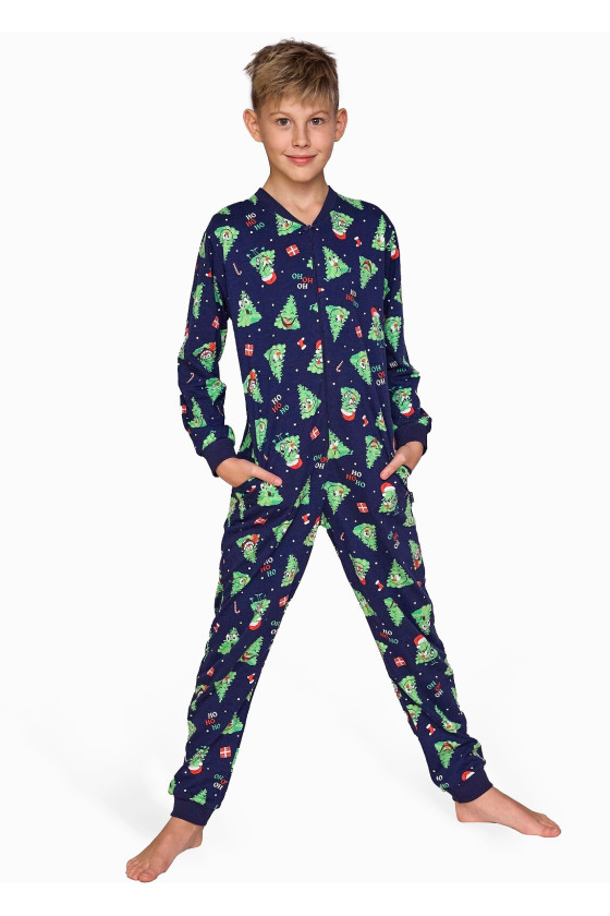 Kombinezon Cornette Kids Boy 185/168 Christmas Tree 2 Dł/R 86-128