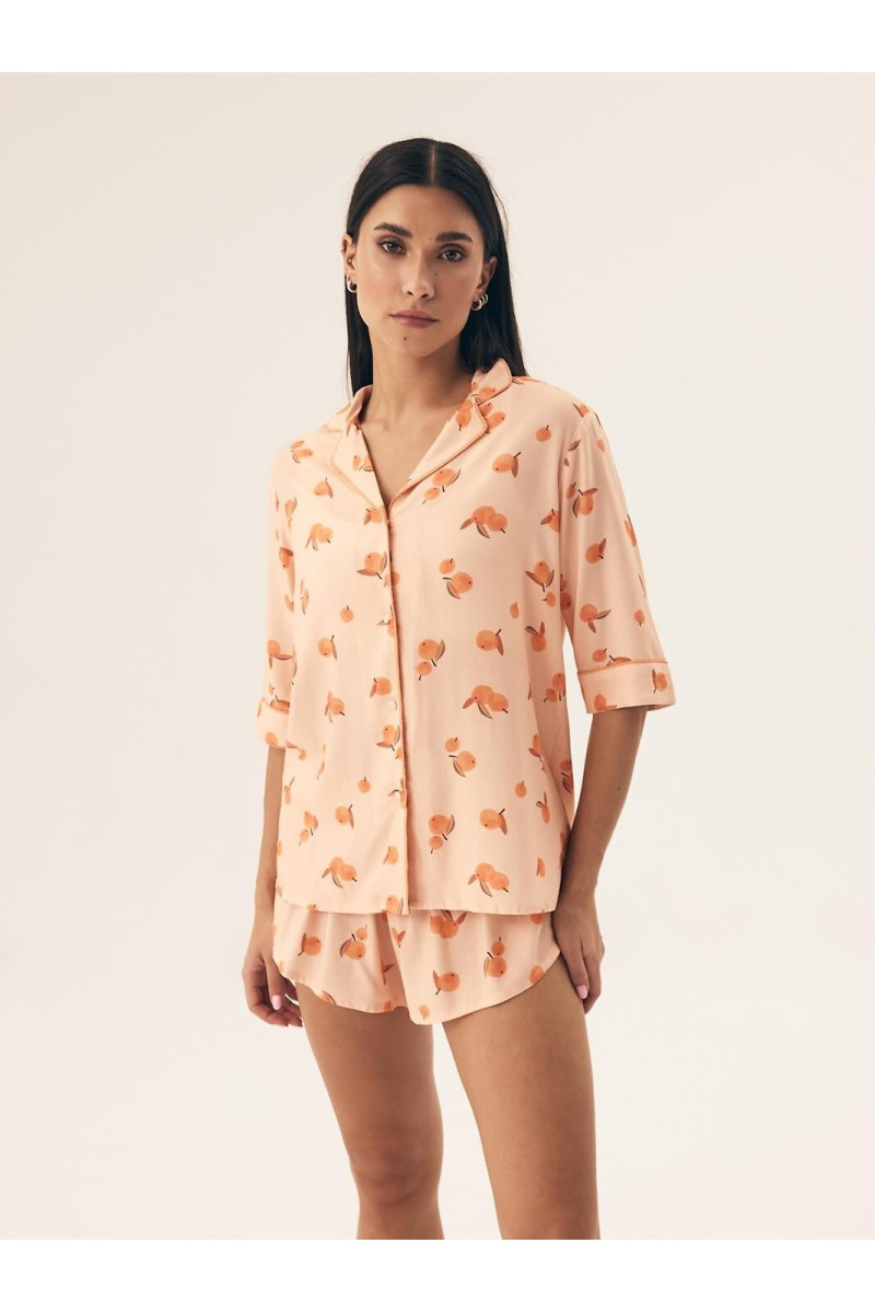 Piżama Henderson Ladies 42686 Naranja Kr/R S-2Xl