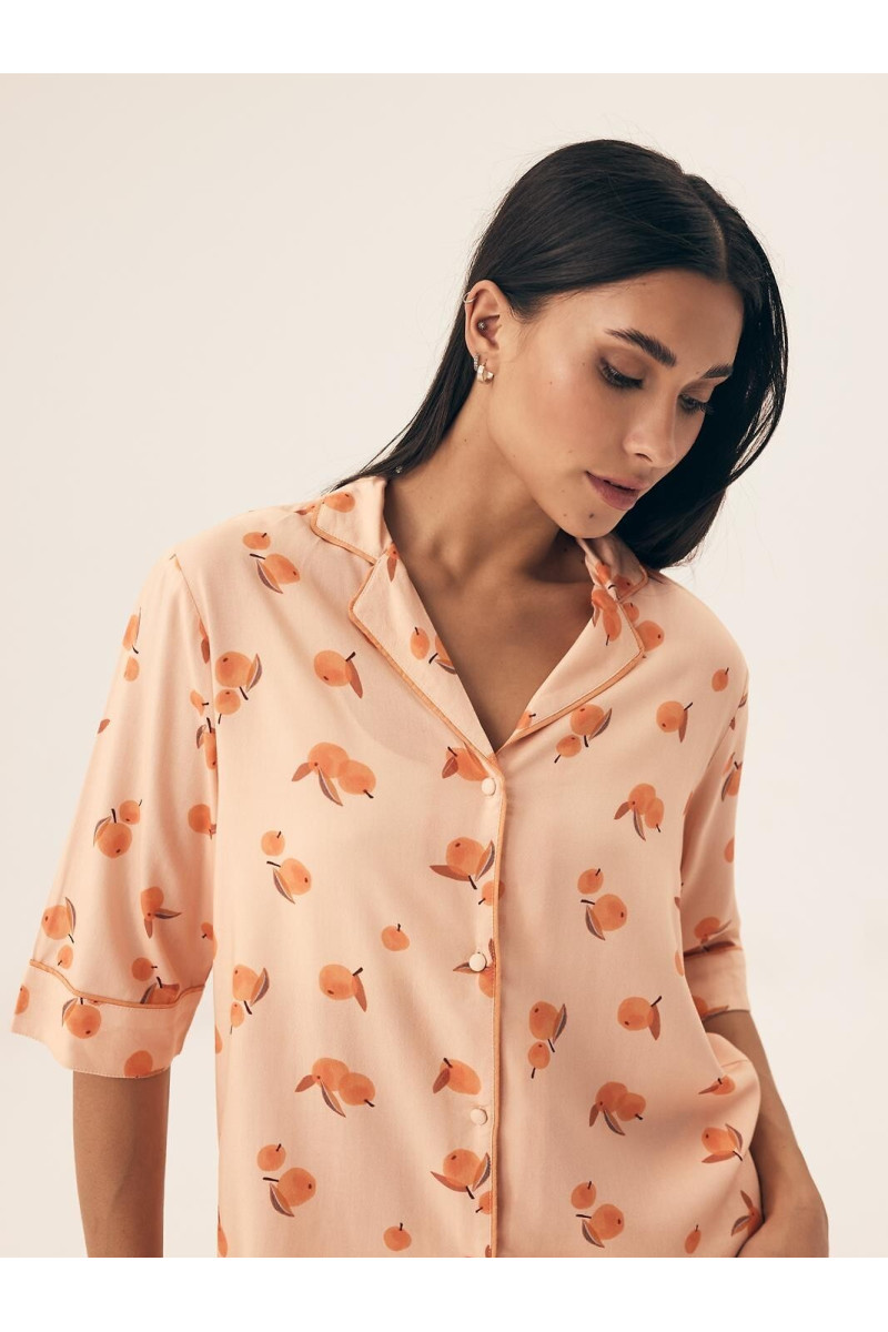 Piżama Henderson Ladies 42686 Naranja Kr/R S-2Xl