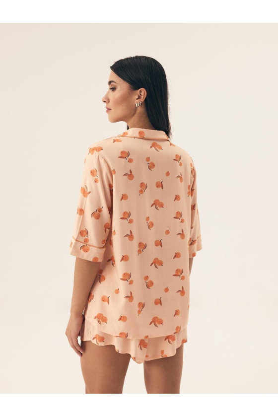 Piżama Henderson Ladies 42686 Naranja Kr/R S-2Xl