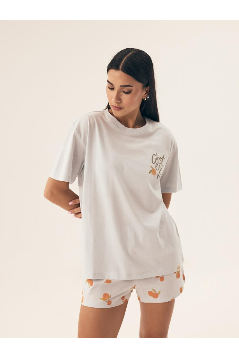 Piżama Henderson Ladies 42684 Naranja Kr/R S-2Xl