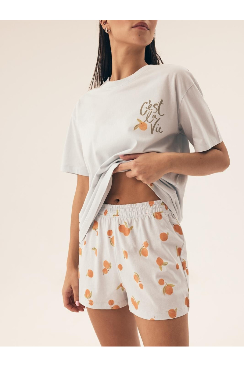 Piżama Henderson Ladies 42684 Naranja Kr/R S-2Xl