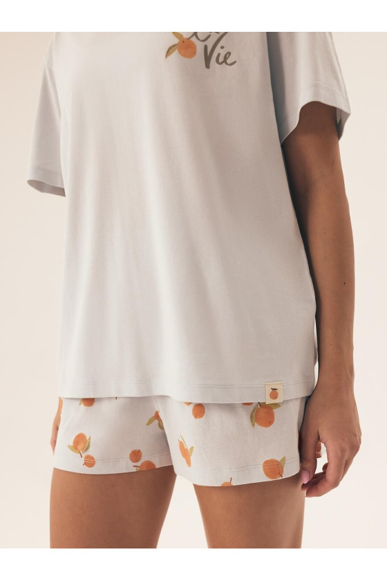 Piżama Henderson Ladies 42684 Naranja Kr/R S-2Xl
