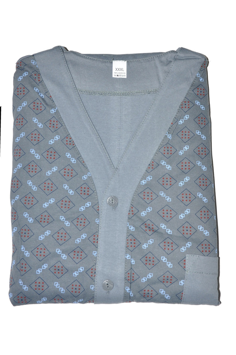 Piżama Gucio 2239 Dł/R 4Xl-5Xl Rozpinana Męska