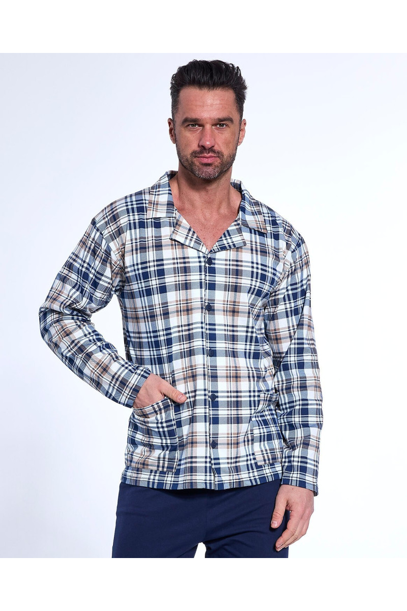 Piżama Cornette 114/77 Dł/R 3Xl-5Xl Rozpinana