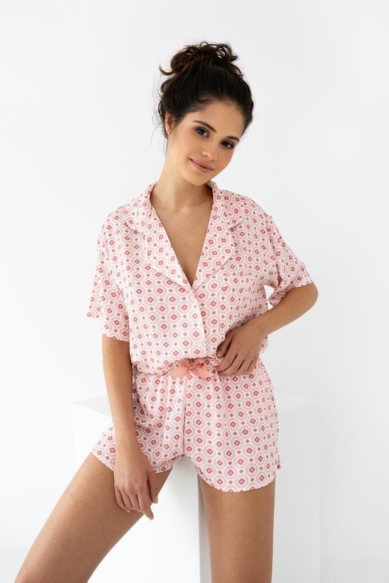 Piżama Sensis Penelopa Kr/R S-Xl Rozpinana