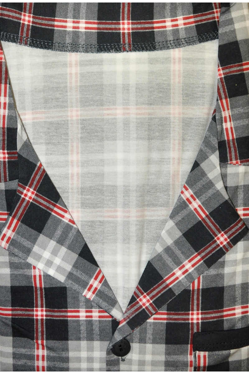 Piżama Cornette 114 Dł/R 3Xl-5Xl Męska Rozpinana