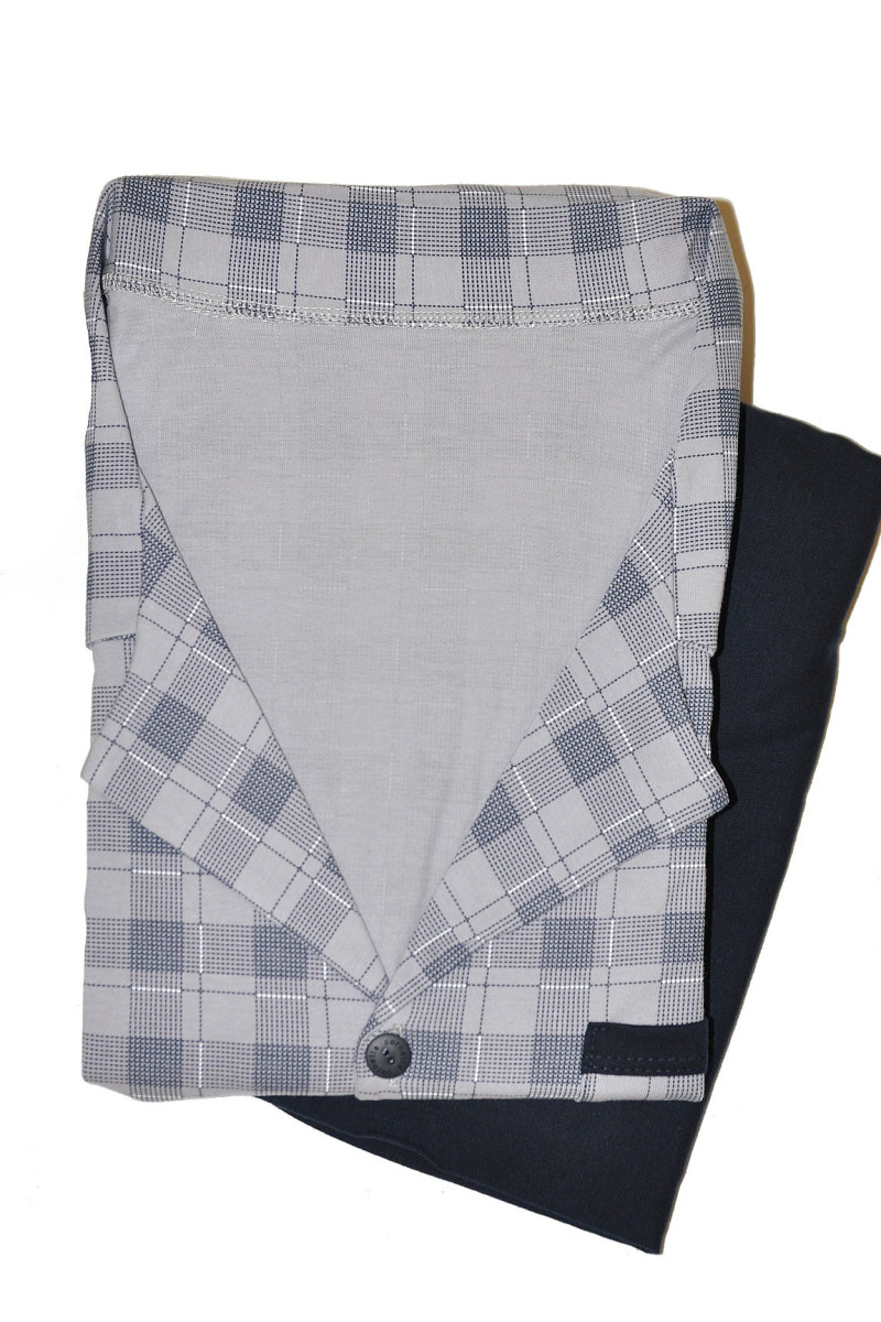 Piżama Cornette 114 Dł/R 3Xl-5Xl Męska Rozpinana