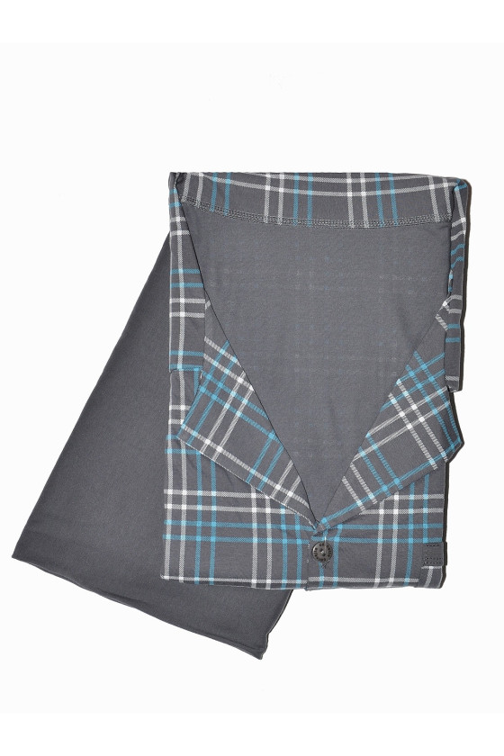 Piżama Cornette 114 Dł/R 3Xl-5Xl Męska Rozpinana