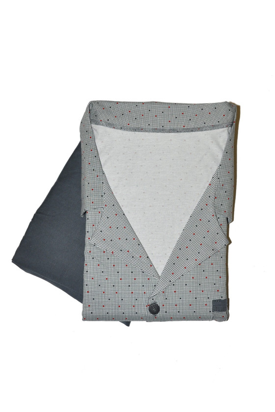 Piżama Cornette 114 Dł/R 3Xl-5Xl Męska Rozpinana
