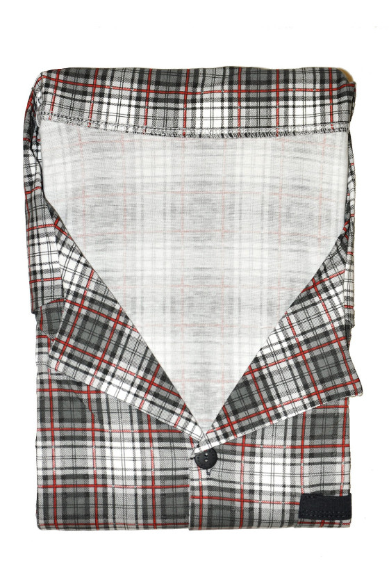 Piżama Cornette 114 Dł/R 3Xl-5Xl Męska Rozpinana