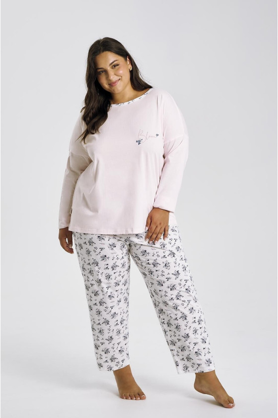 Piżama Taro Ella 3465 Dł/R 2Xl-3Xl Z25/26 Damska