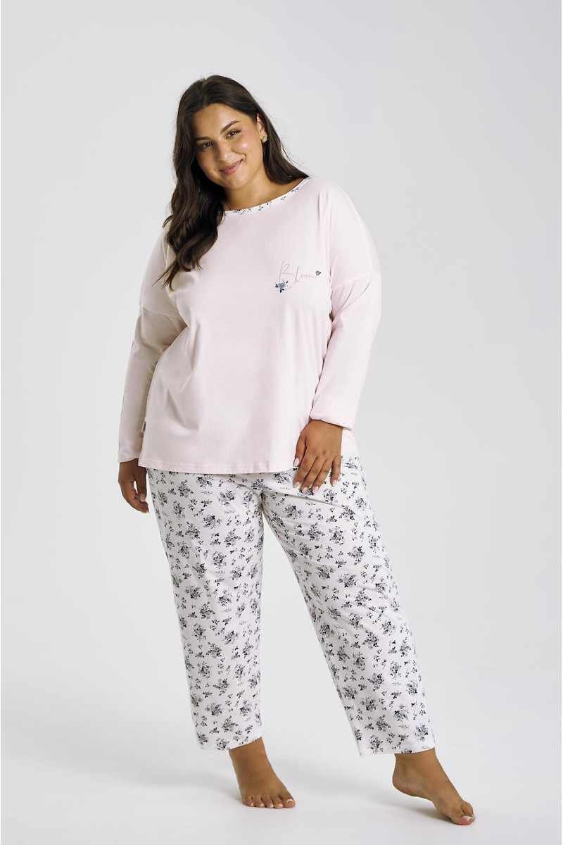 Piżama Taro Ella 3465 Dł/R 2Xl-3Xl Z25/26 Damska