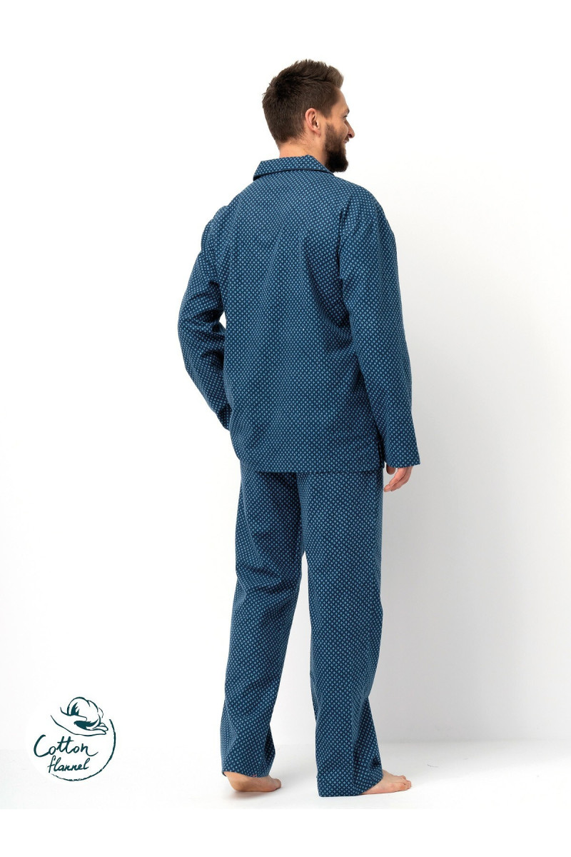 Piżama Key Mns 815 B25 Dł/R 3Xl-4Xl Rozpinana Męska