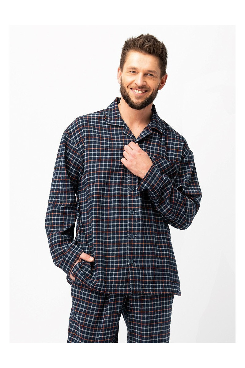 Piżama Key Mns 480 B25 Dł/R M-2Xl Rozpinana Męska