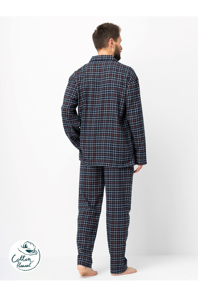 Piżama Key Mns 480 B25 Dł/R M-2Xl Rozpinana Męska