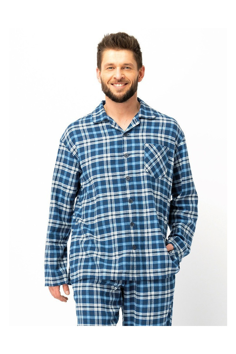 Piżama Key Mns 492 B25 Dł/R M-2Xl Rozpinana Męska