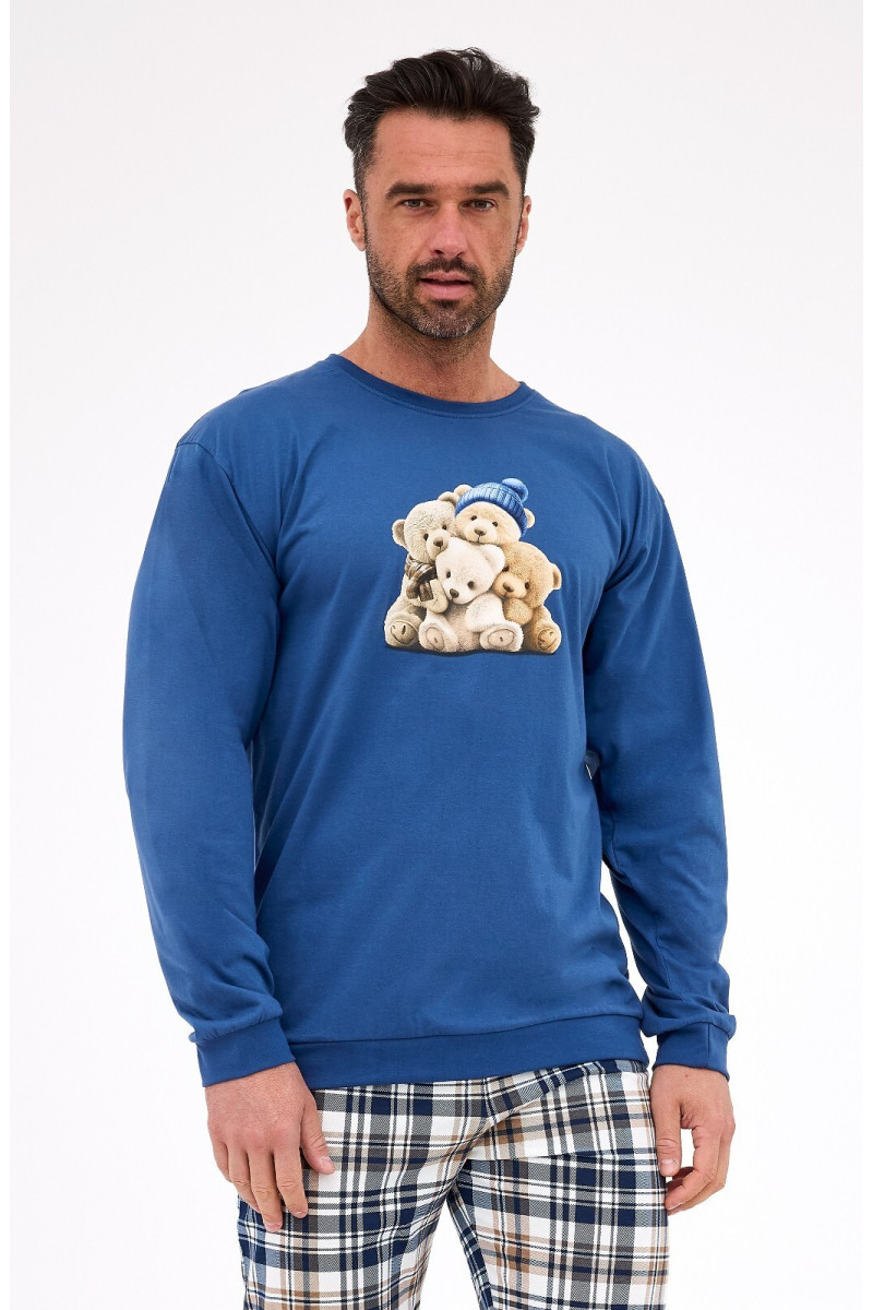 Piżama Cornette 115/292 Bears Dł/R S-2Xl Męska