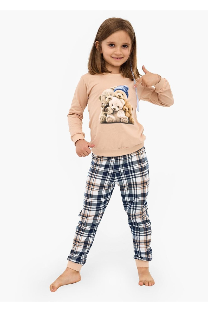 Piżama Cornette Young Girl 594/187 Bears Dł/R 86-128