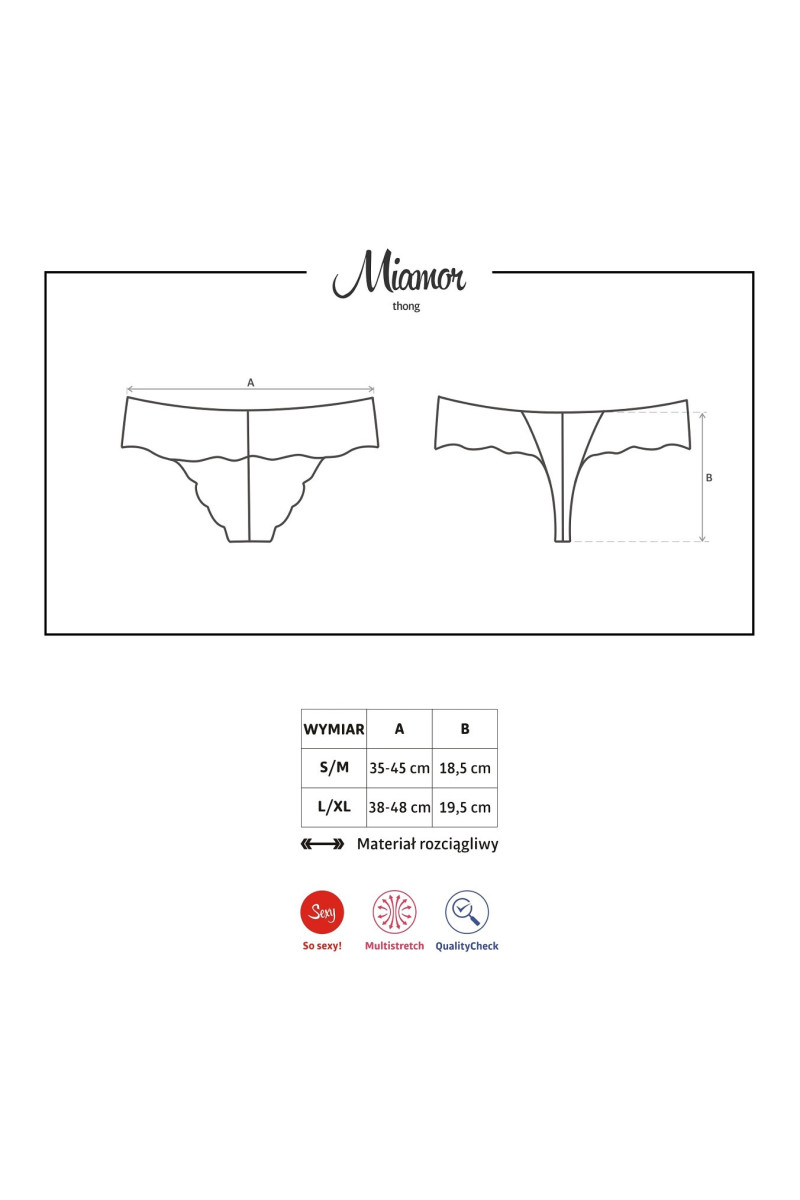 Stringi Obsessive Miamor S-Xl