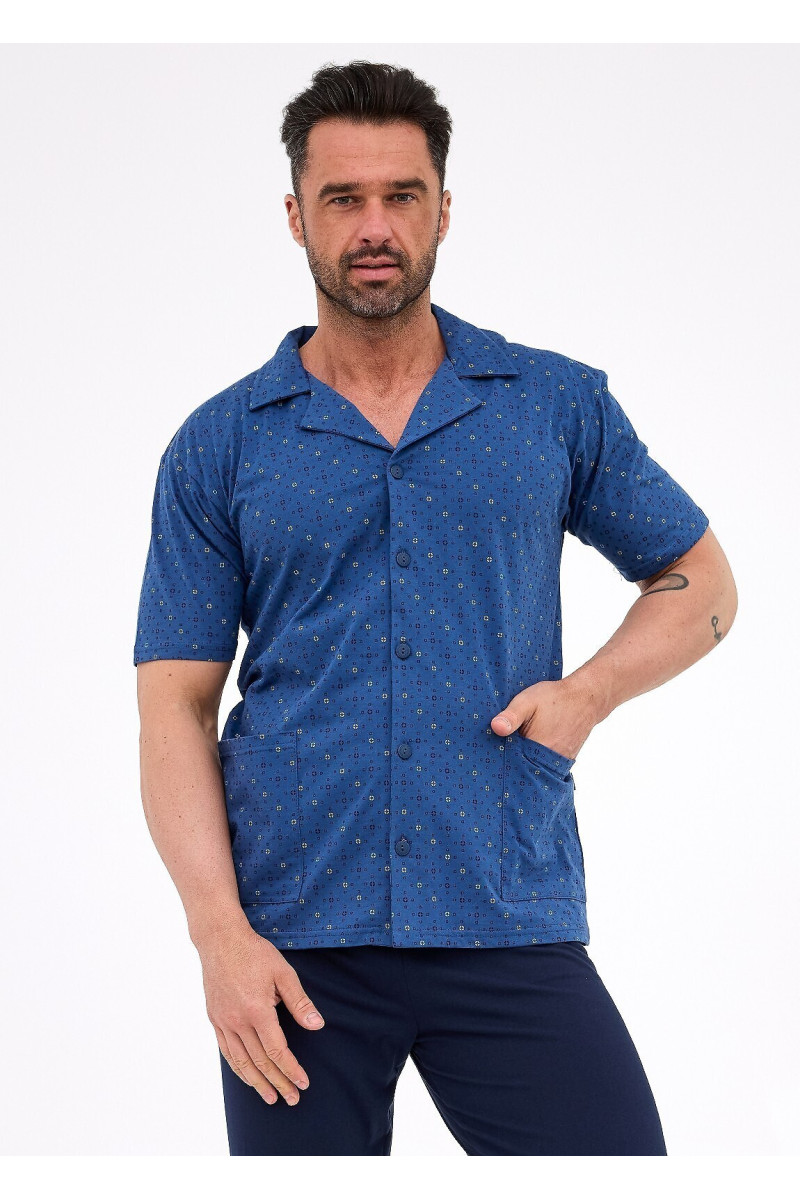 Piżama Cornette 318/57 Kr/R 3Xl-5Xl Męska Rozpinana