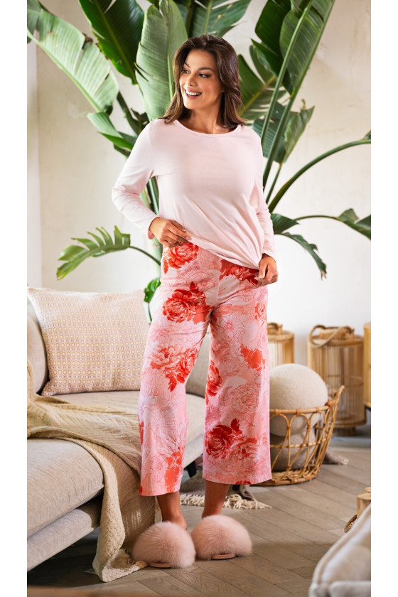 Piżama Belle Reverie Mk 31 Evening Flower Dł/R S-Xl
