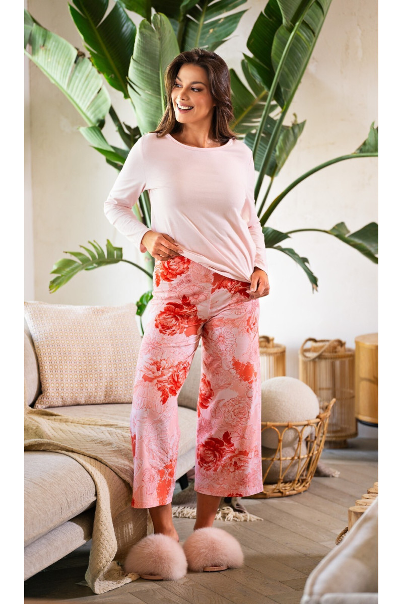 Piżama Belle Reverie Mk 31 Evening Flower Dł/R S-Xl