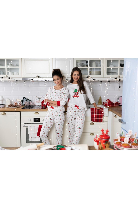 Piżama Sensis Lillian 3/4 Christmas S-Xl Piżama Sensis Lillian 3/4 Christmas S-Xl