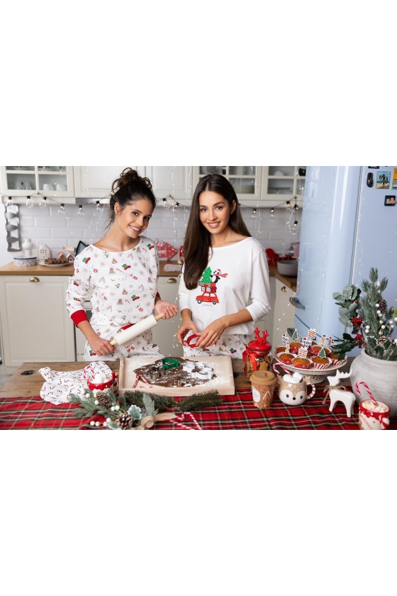 Piżama Sensis Lillian 3/4 Christmas S-Xl Piżama Sensis Lillian 3/4 Christmas S-Xl