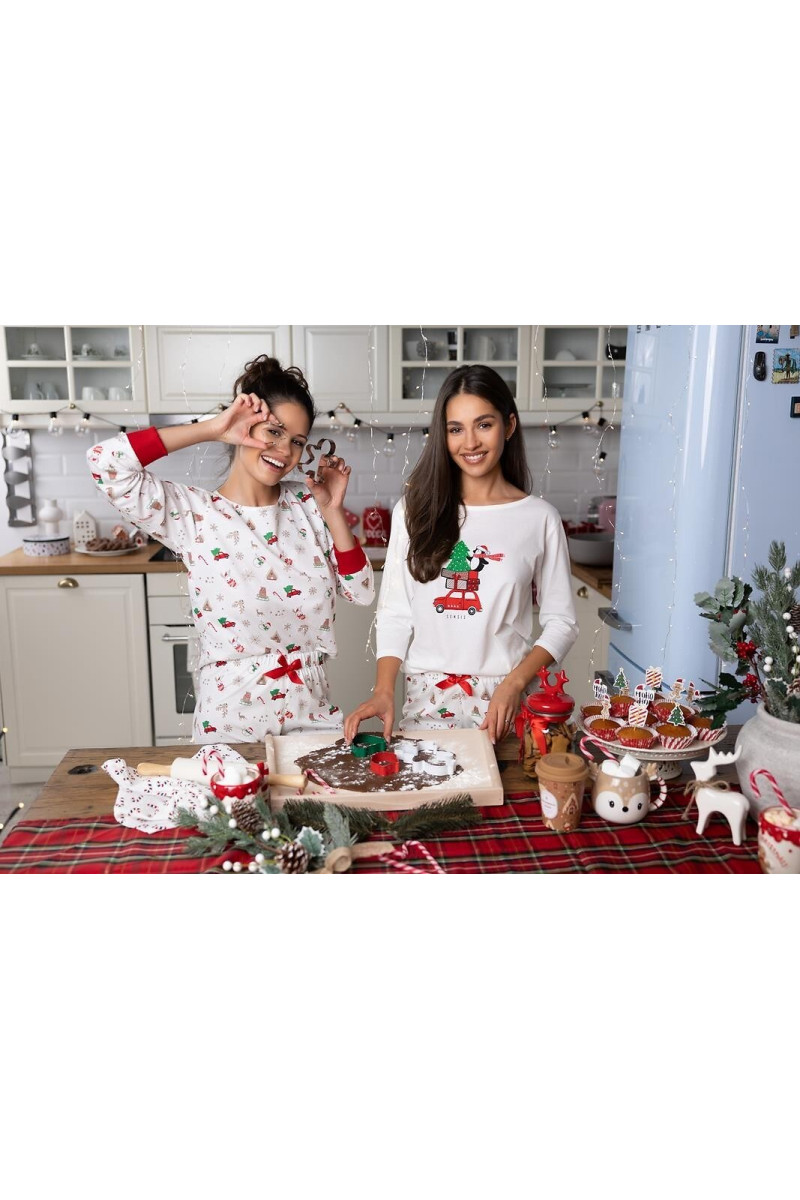 Piżama Sensis Lillian 3/4 Christmas S-Xl