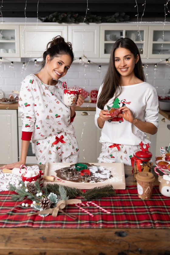 Piżama Sensis Lillian 3/4 Christmas S-Xl Piżama Sensis Lillian 3/4 Christmas S-Xl