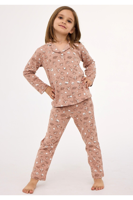 Piżama Cornette Kids Girl 972/195 Smile 4 Dł/R 86-128